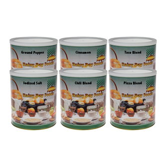 Rainy Day Spice Pak Kit, (6) #2.5 cans