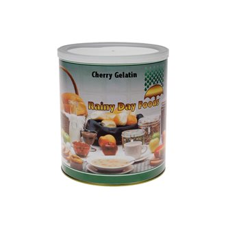 Rainy Day Cherry Gelatin 96 oz. size 10 can
