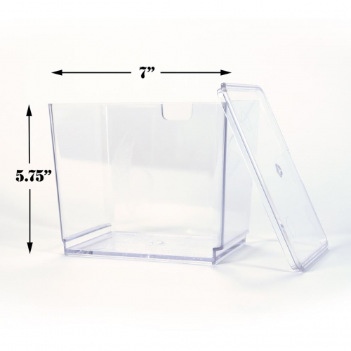 Clear Polymer Flour Bin with lid by Country Living