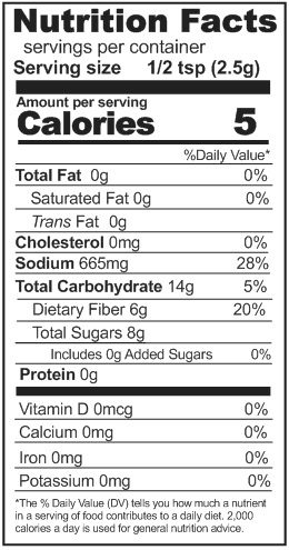 Beef Bouillon Nutrition Facts